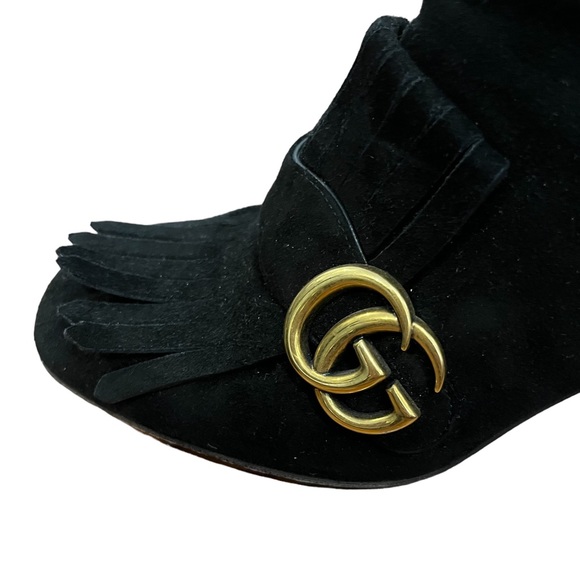 Gucci Suede Ankle Booties Size EU 39 - Picture 6 of 8